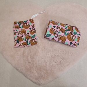 Little Sleepies Pink Sleepy Sloths Crib Sheet